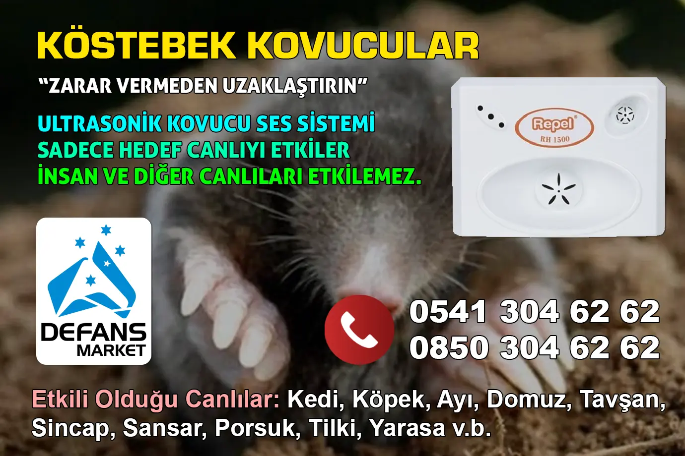 Köstebek Kovucu Köstebek Kovucu