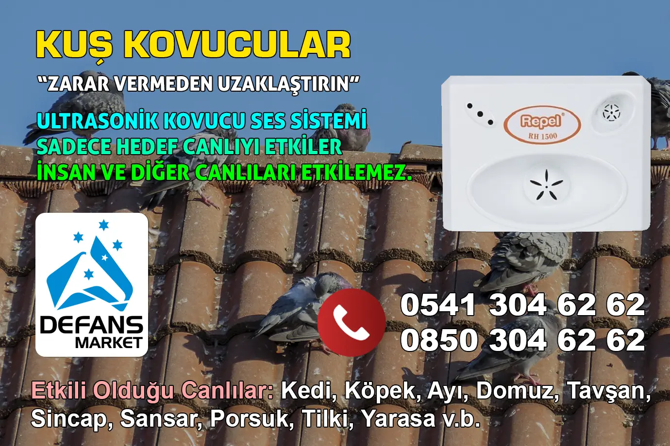 Kuş Kovucu Kuş Kovucu