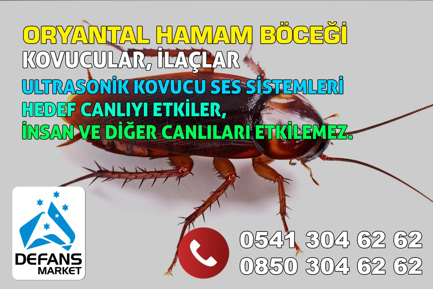 Tekirdağ Oryantal Hamam Böceği Kovucu