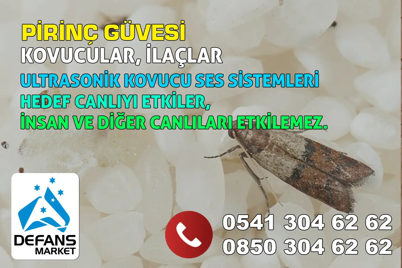 Afyonkarahisar Pirinç Güvesi Kovucu