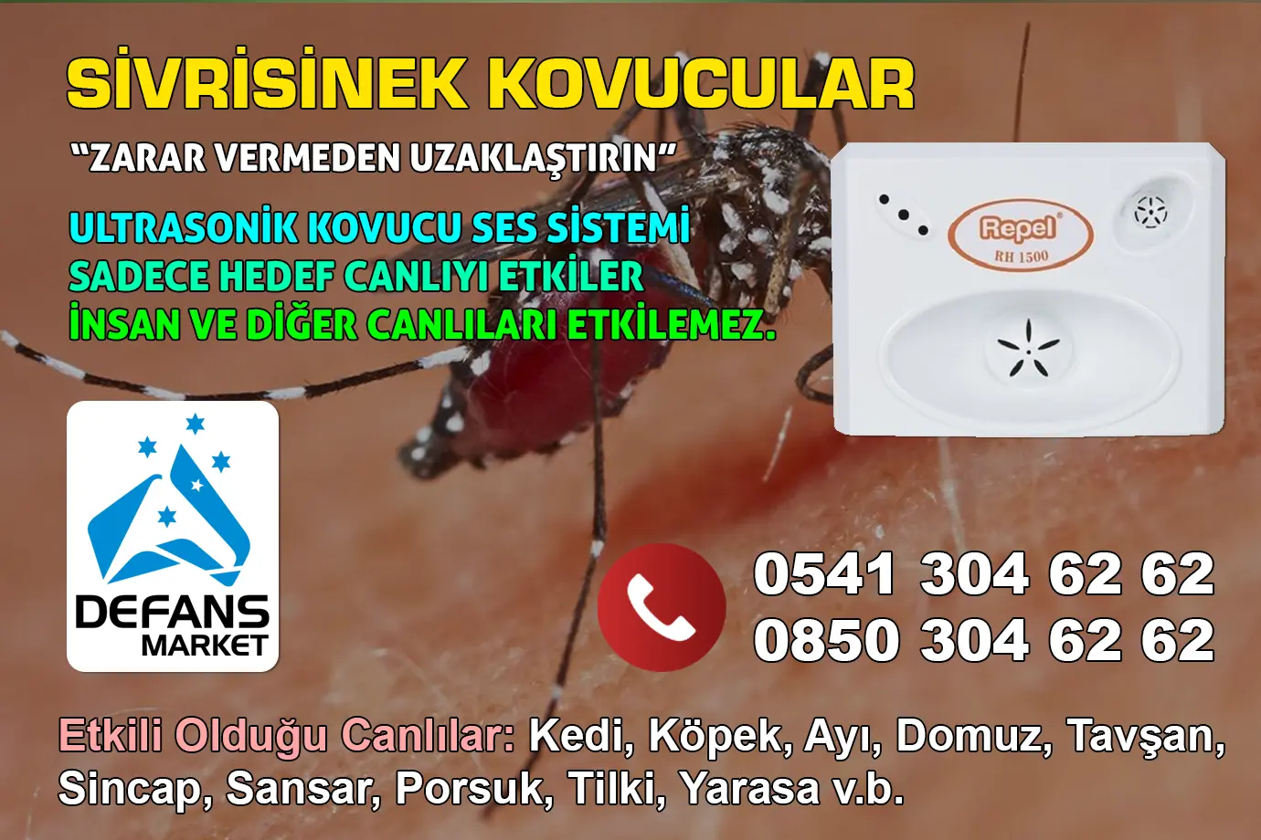 Kaş Sivrisinek Kovucu