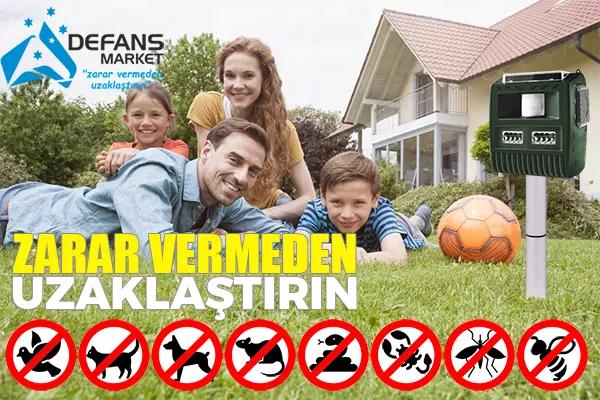Ultrasonik Güneş Ernejili Hayvan Kovucular